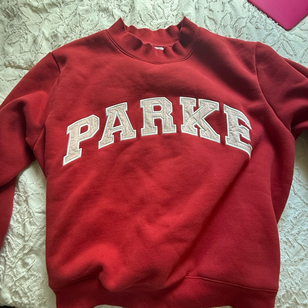 Parke Red Crewneck Sweatshirt